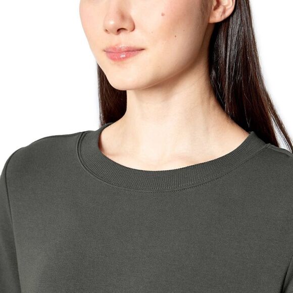 NEW! NWT MONDETTA Ladies Lightweight Soft Crewneck Brushed Tunic Sweatshirt - Picture 4 of 5